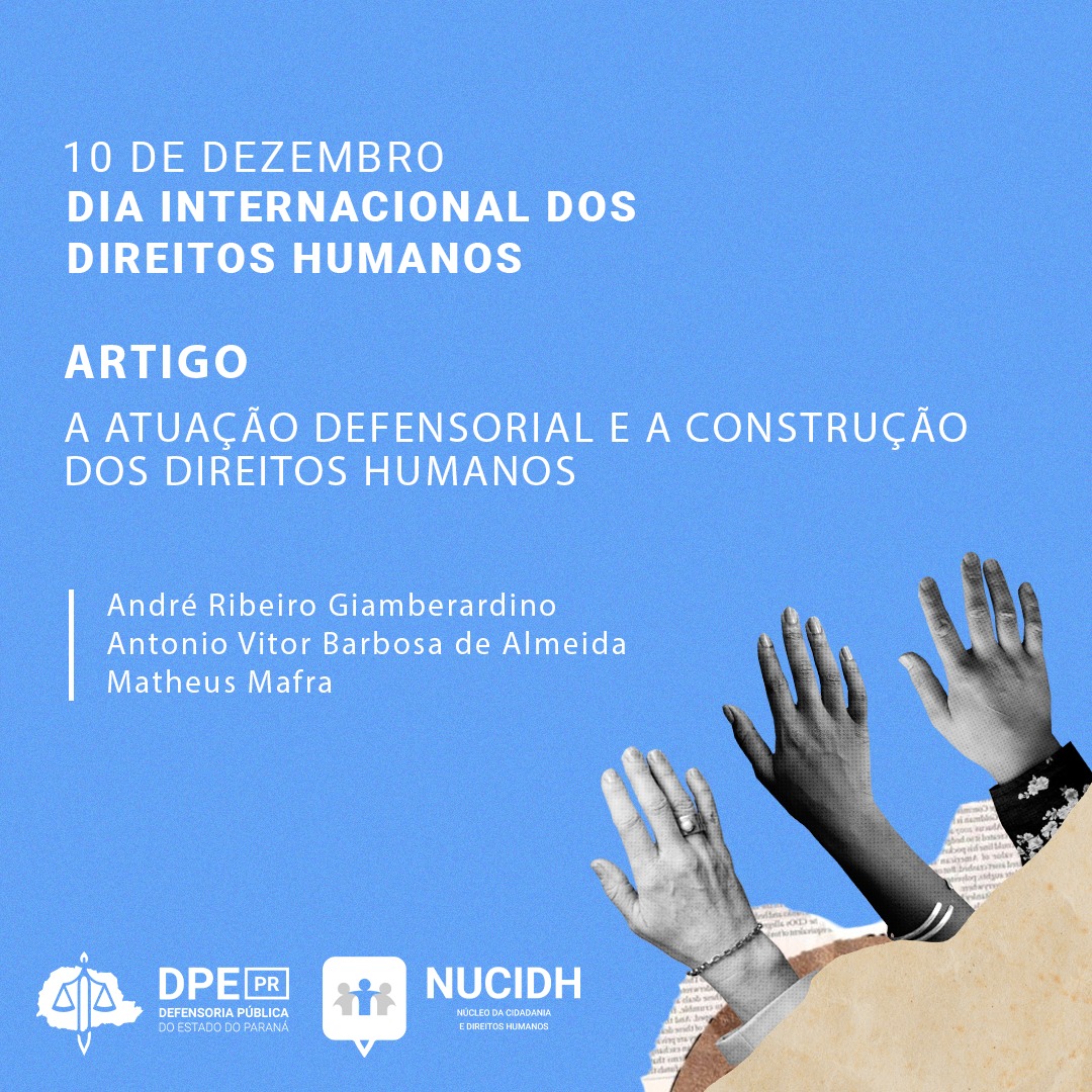 Dia Internacional dos Direitos Humanos a atuação defensorial e a